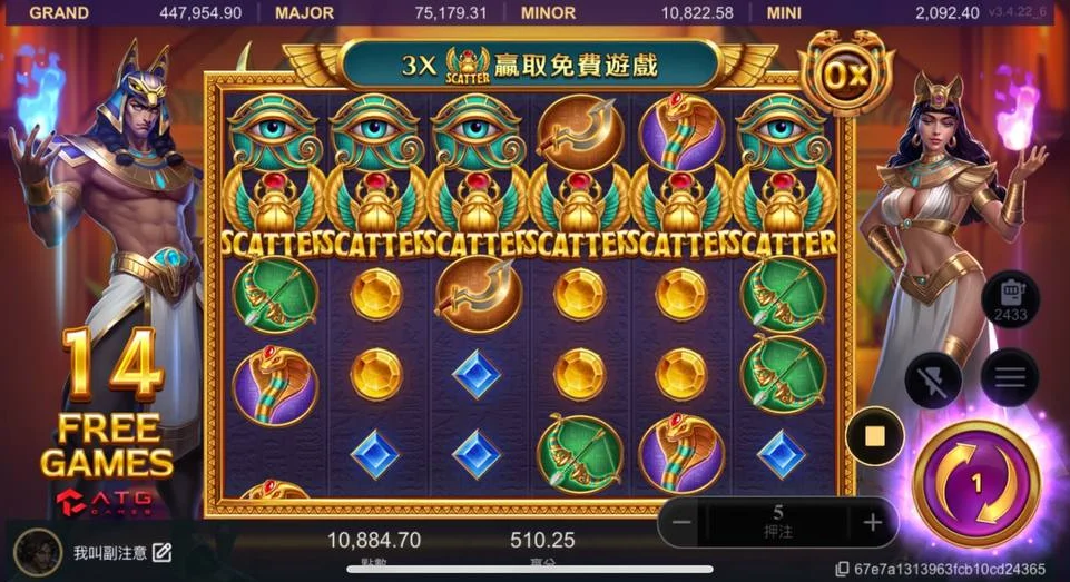 老虎機免費遊戲、Bonus模式、Scatter、Free Spin